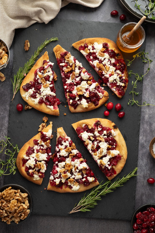 Cranberry and Goat Cheese Flatbread