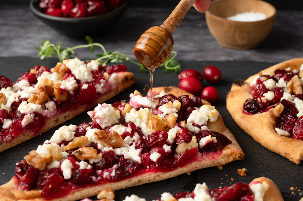 Cranberry and Goat Cheese Flatbread