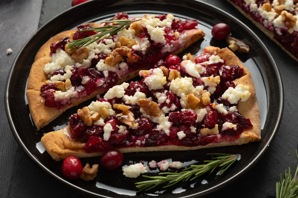 Cranberry and Goat Cheese Flatbread