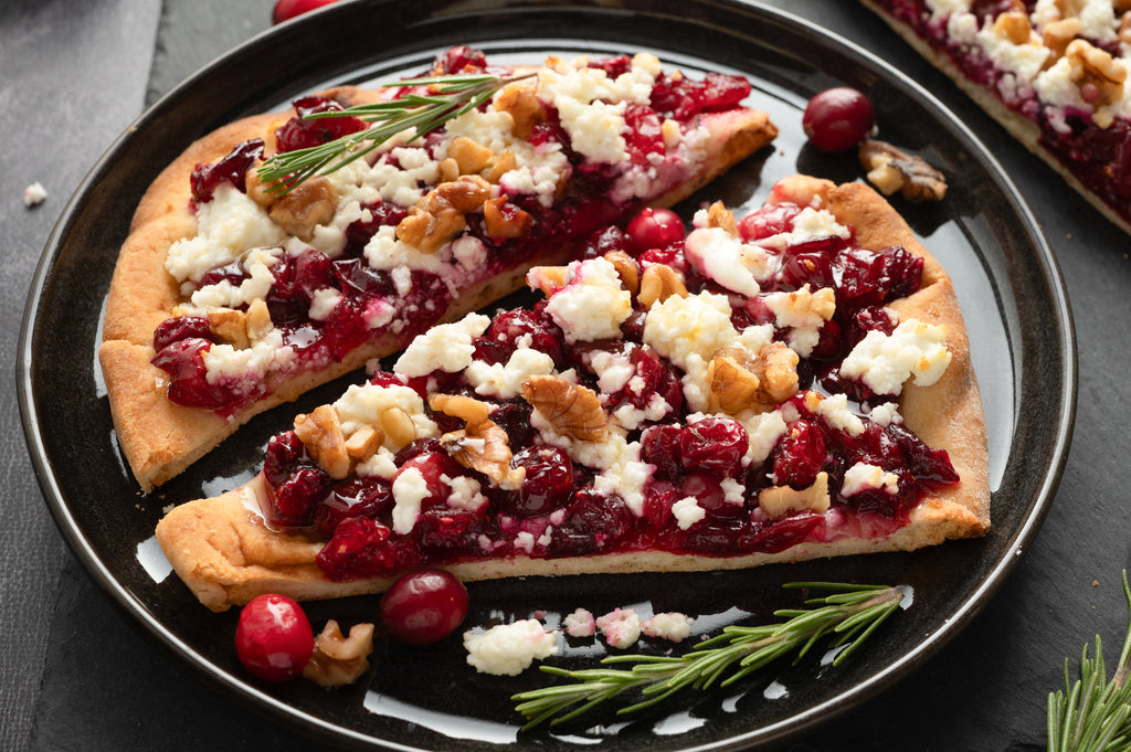 Cranberry and Goat Cheese Flatbread